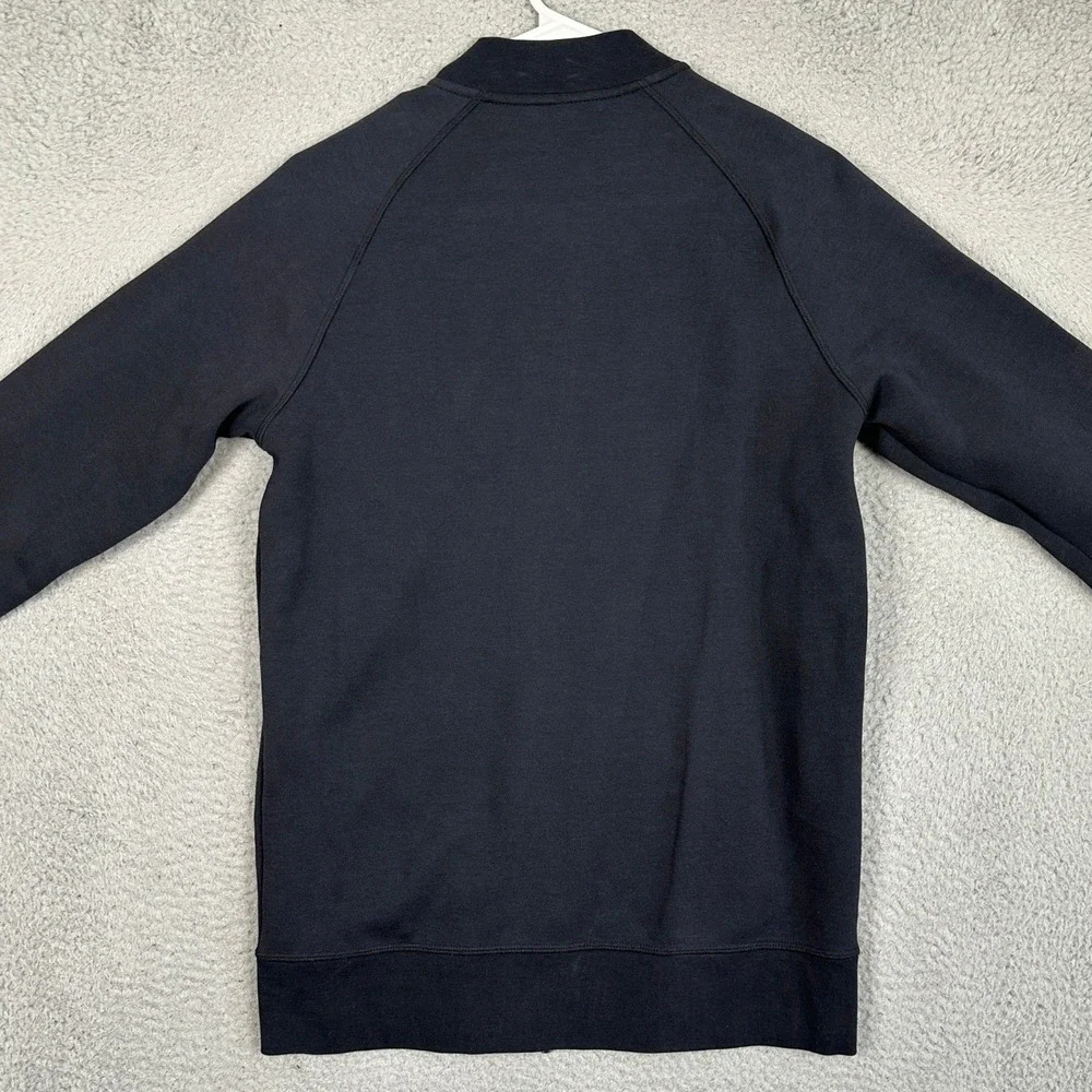 Apple Employee Exclusive Jacket Men Small Black Full Zip Bomber Long Sleeve Logo